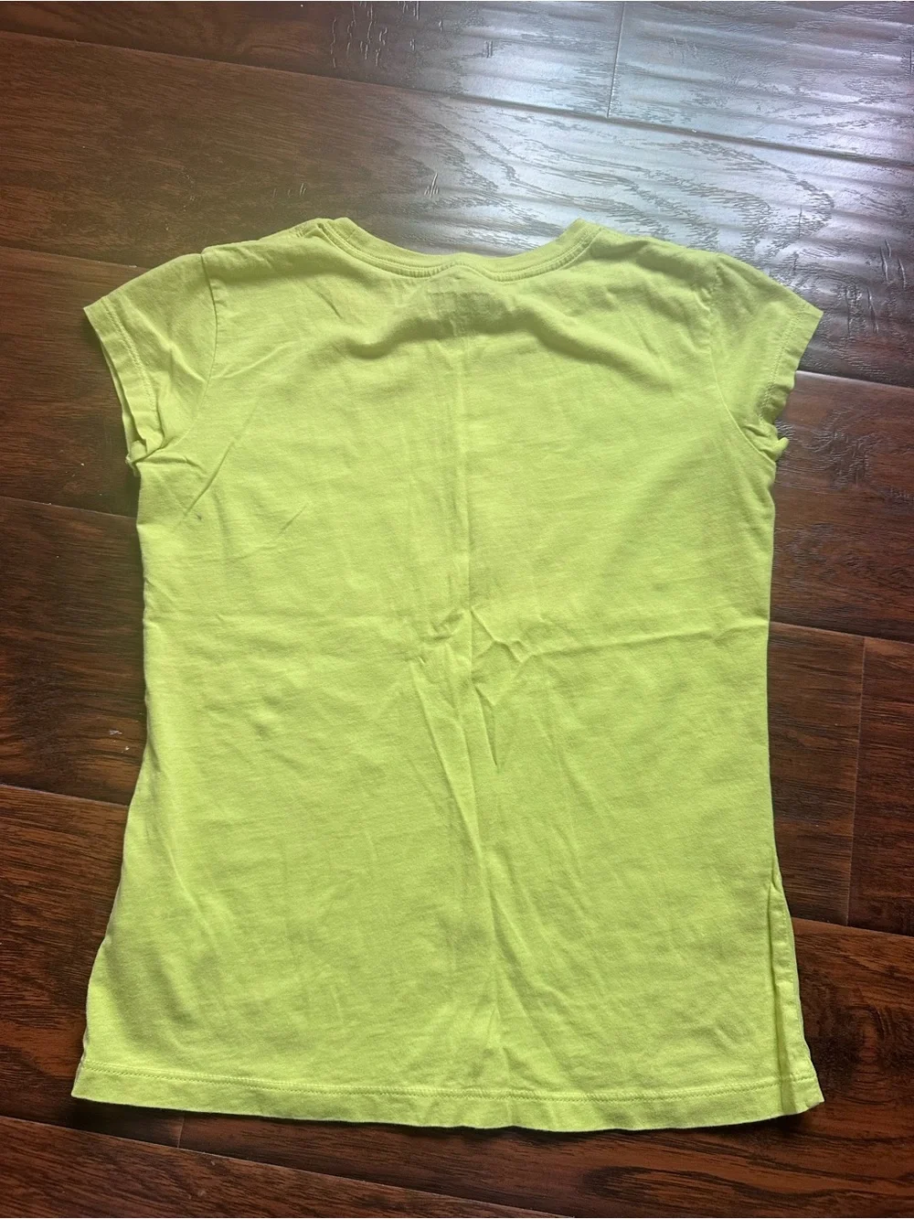 Converse Kids Neon Yellow Short Sleeve Chuck Taylor Graphic Tee size 10-12 or M